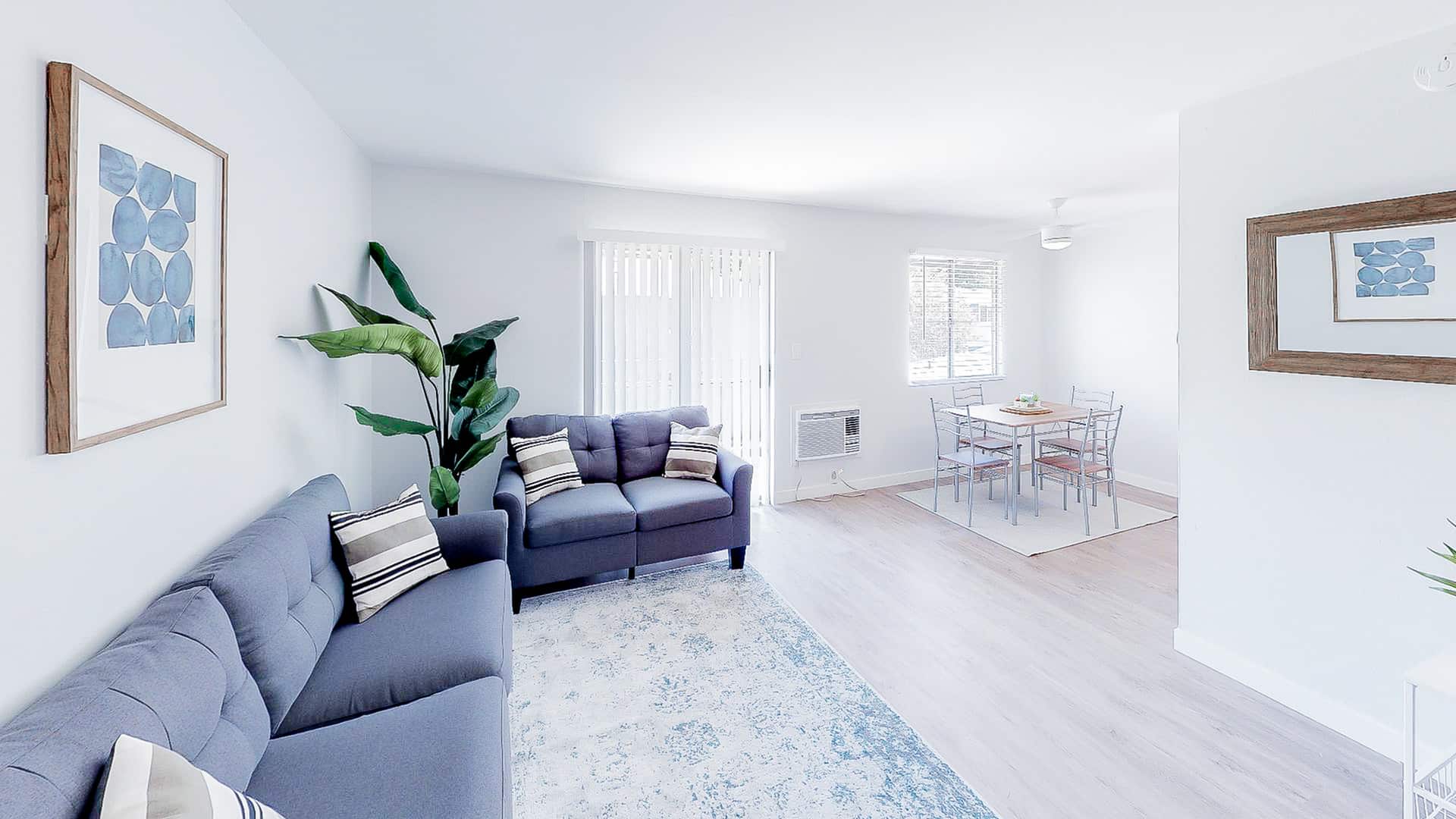 living room with couch
