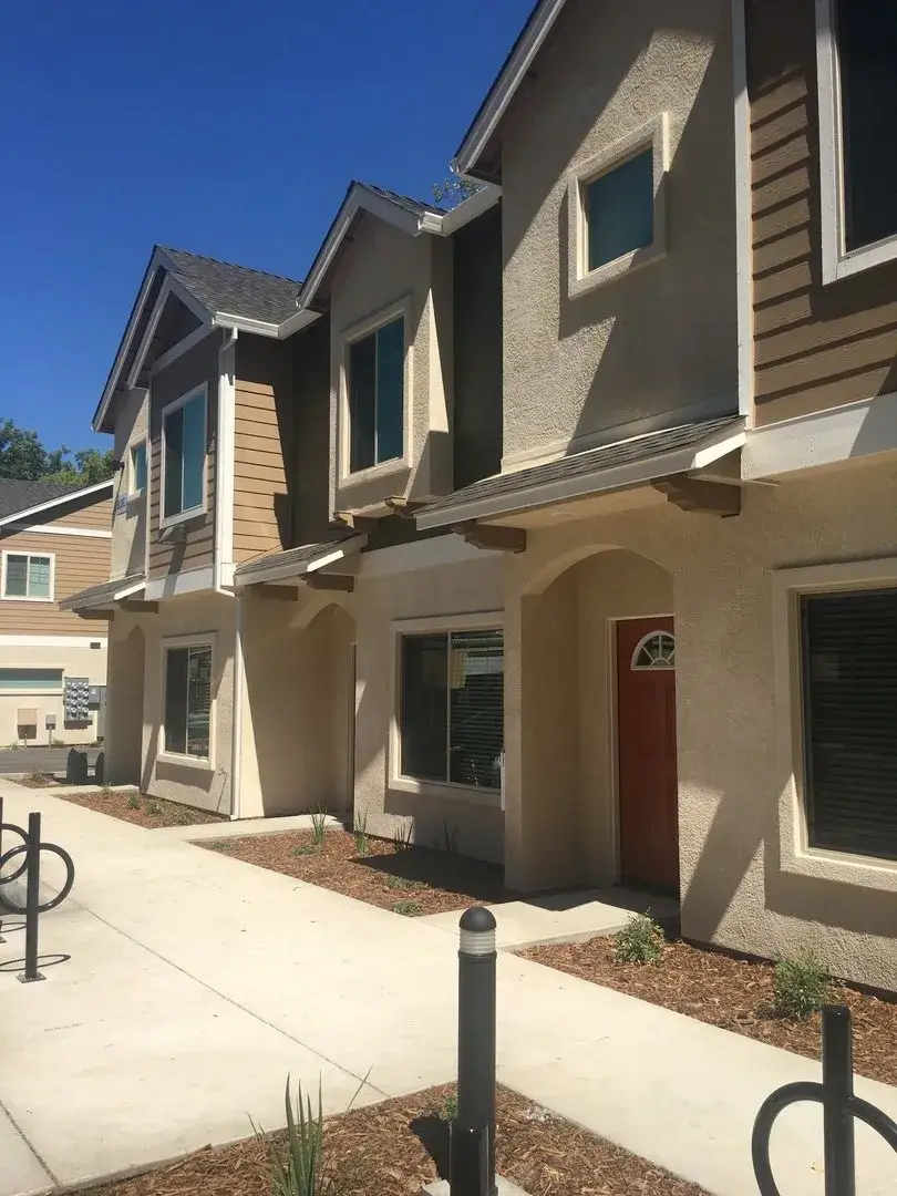 front doors of apartments